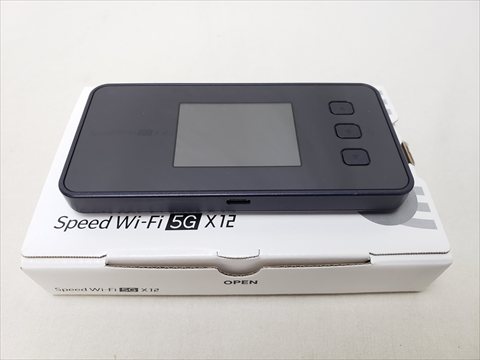 NAR03 シャドーブラック /Speed Wi-Fi 5G X12 【UQ SIMFREE】 各サイトで併売につき売切れのさいはご容赦願います。