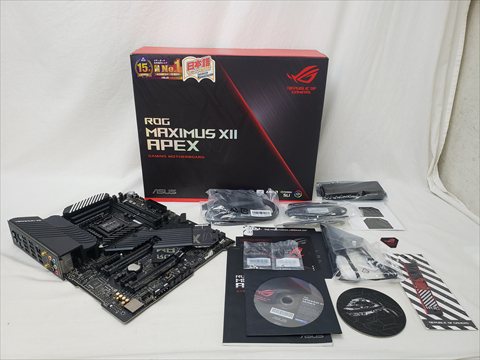 ROG MAXIMUS XII APEX 各サイトで併売につき売切れのさいはご容赦願います。
