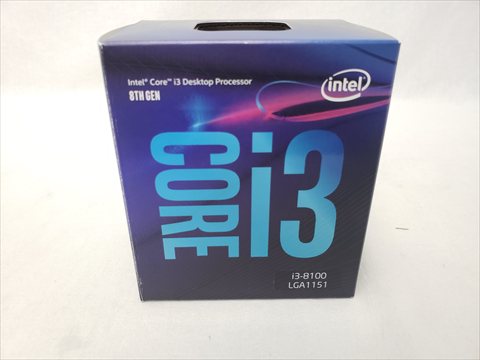 Core i3-8100 BOX (3.60GHz/ターボブーストなし/4-core 4-thread/Total Cache 6MB/TDP65W/UHD Graphics 630) 各サイトで併売につき売切れのさいはご容赦願います。
