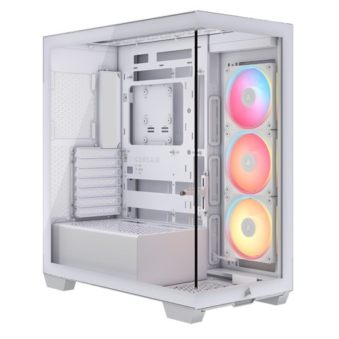 3500X LX-R RGB iCUE LINK Mid-Tower, White (CC-9011325-WW)
