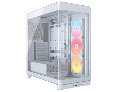 FRAME 4500X RS-R ARGB Panoramic Glass Mid-Tower, White (CC-9011315-WW)