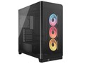 FRAME 4500X LX-R RGB iCUE LINK Panoramic Glass Mid-Tower, Black (CC-9011316-WW)