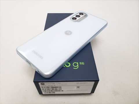 moto g52j 5G パールホワイト /PATM0001JP 【国内版 SIMFREE】 各サイトで併売につき売切れのさいはご容赦願います。