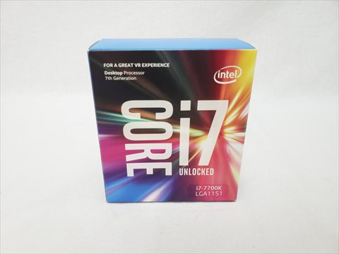 Core i7-7700K BOX (4.20GHz/ターボブースト時4.50GHz/4-core 8-thread/Total Cache 8MB/TDP91W/HD Graphics 630) 各サイトで併売につき売切れのさいはご容赦願います。