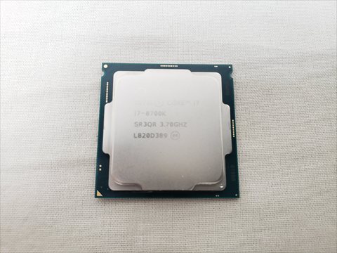 Core i7-8700K バルク (3.70GHz/ターボブースト時4.70GHz/6-core 12-thread/Total Cache 12MB/TDP95W/UHD Graphics630) 各サイトで併売につき売切れのさいはご容赦願います。