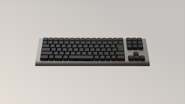 ZENAIM KEYBOARD2 TKL 日本語配列 KB010-DGBK 10月14日発売