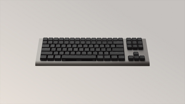 ZENAIM KEYBOARD2 TKL 英語配列 KB011-DGBK 10月14日発売