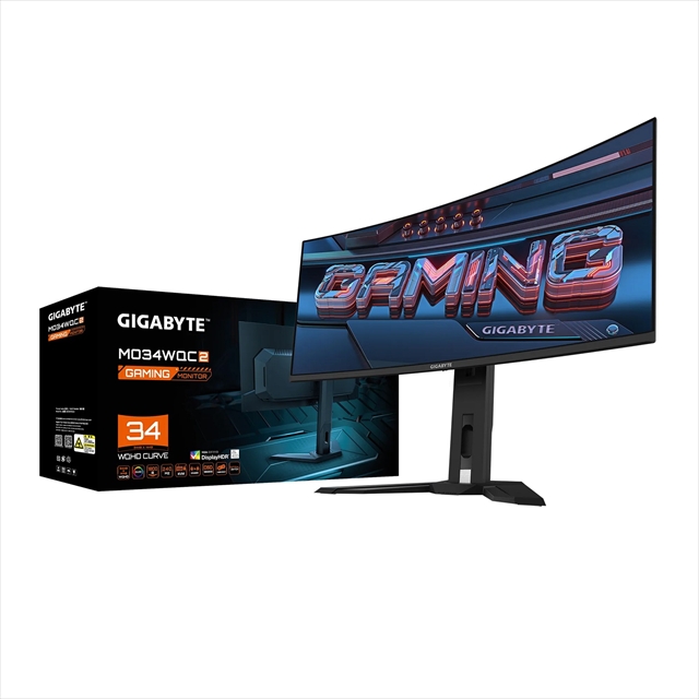 GIGABYTE G34WQC2 11月21日発売