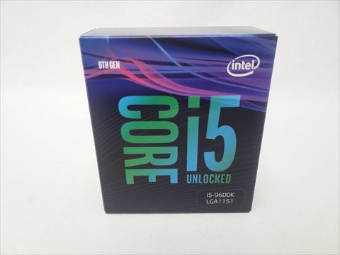 Core i5-9600K BOX (3.70GHz/ターボブースト時4.60GHz/6-core 6-thread/Total Cache 9MB/TDP95W/UHD Graphics 630) BX80684I59600K 各サイトで併売につき売切れのさいはご容赦願います。