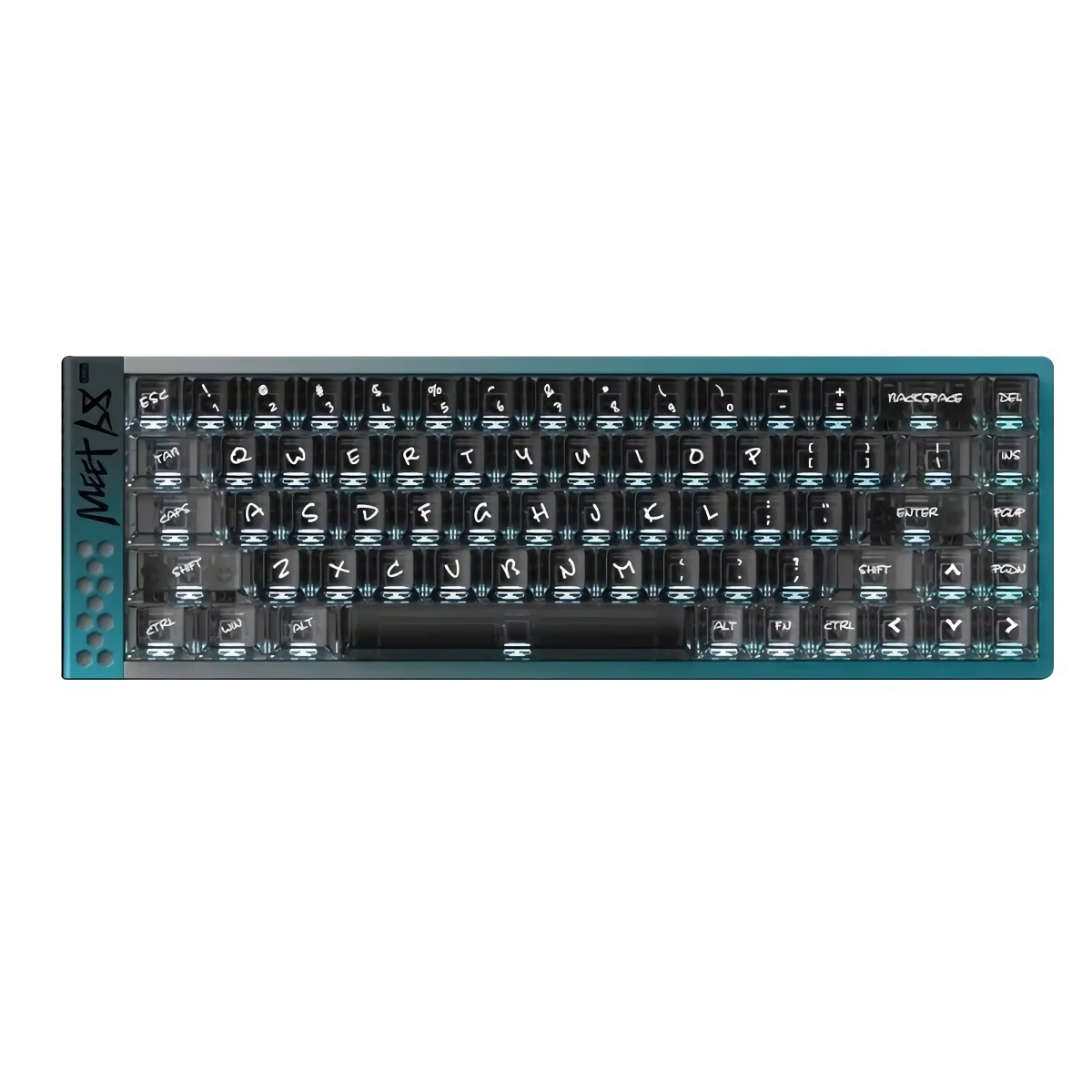 MIKIT Meet 68 Ultra Hall Effect Keyboard Aurora Green | キーボード