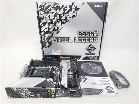 B550M Steel Legend 各サイトで併売につき売切れのさいはご容赦願います。