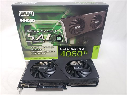 GeForce RTX 4060 Ti 8GB S.A.C 各サイトで併売につき売切れのさいはご容赦願います。