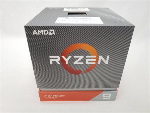 Ryzen 9 3900X With Wraith Prism cooler (12C24T/3.8GHz（4.6）/105W/Total Cache 70MB) 各サイトで併売につき売切れのさいはご容赦願います。
