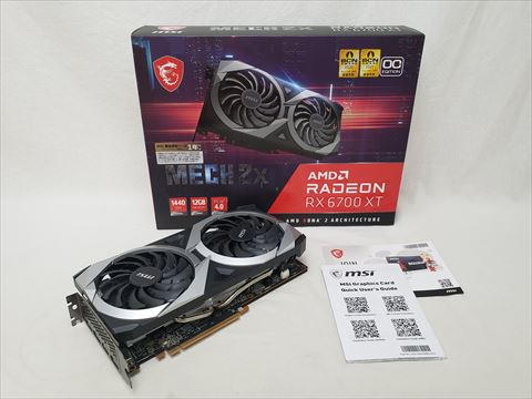 Radeon RX 6700 XT MECH 2X 12G OC 各サイトで併売につき売切れのさいはご容赦願います。