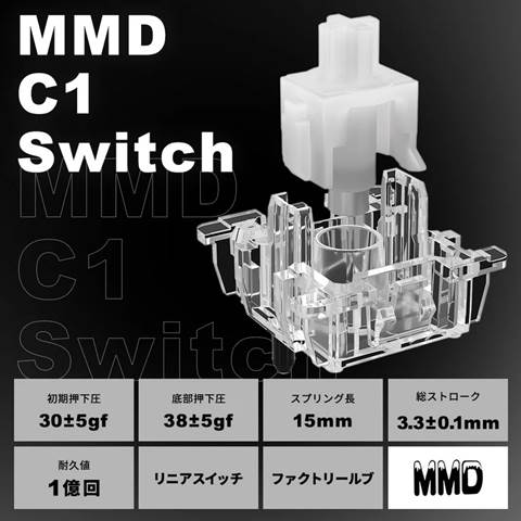【1個】 MMD C1 Switch ☆40個まで￥250クリックポスト対応可能！