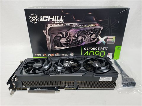 [保証確認] C40903-246XX-1833VA47 GeForce RTX 4090 ICHILL X3 各サイトで併売につき売切れのさいはご容赦願います。