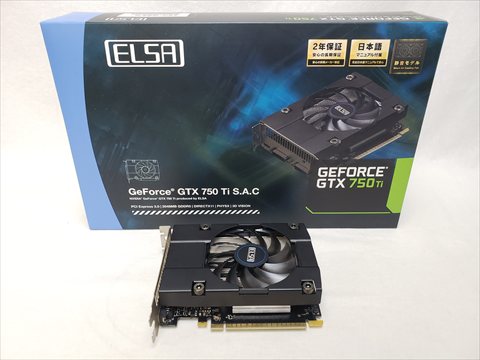 GEFORCE GTX 750 Ti 2GB S.A.C(GD750-2GERT) 各サイトで併売につき売切れのさいはご容赦願います。