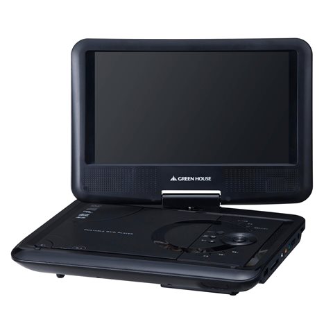 GH-PDV9P-BK 9型 ﾎﾟｰﾀﾌﾞﾙDVDﾌﾟﾚｰﾔｰ ﾌﾞﾗｯｸ Type-C