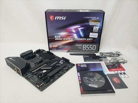 MPG B550 GAMING CARBON WIFI 各サイトで併売につき売切れのさいはご容赦願います。