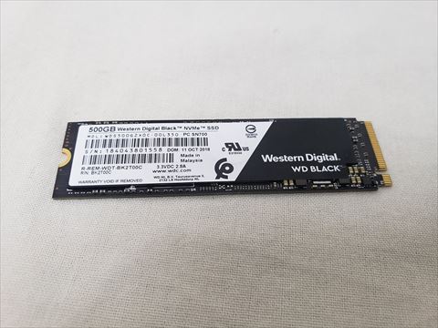 WD Black WDS500G2X0C 各サイトで併売につき売切れのさいはご容赦願います。