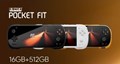 KONKR  Pocket Fit snapdragon G3 Gen3 16GB+512GB  ファントムブラック KONPKF-G3-16512B　【ハイビーム限定購入特典】ジョイスティックキャップ  ★決算セール特価！！