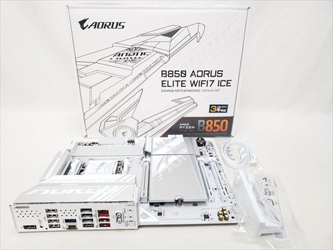 B850 AORUS ELITE WIFI7 ICE 各サイトで併売につき売切れのさいはご容赦願います。