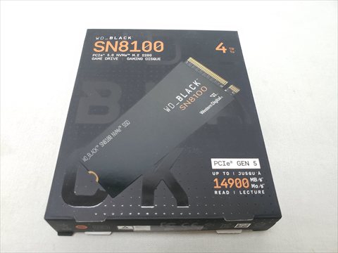 WD BLACK SN8100 WDS400T1X0M 各サイトで併売につき売切れのさいはご容赦願います。