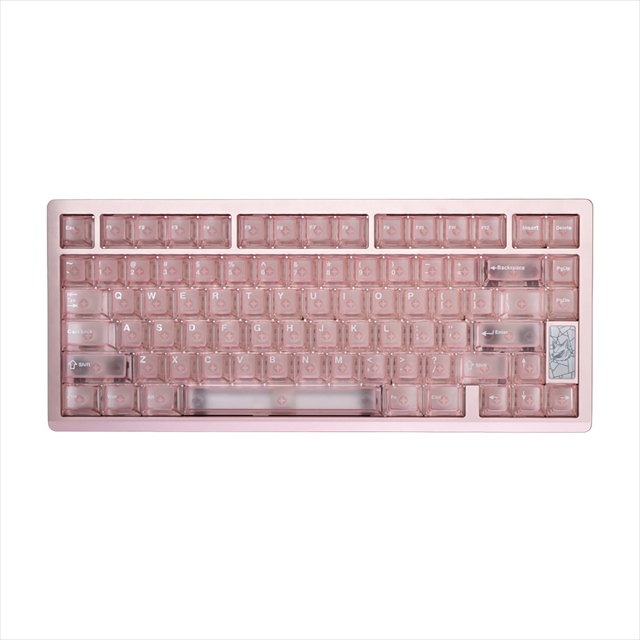 Chilkey Slice75 HE Keyboard Pink WS Flux Switch ck-slice75-he-pink-flux