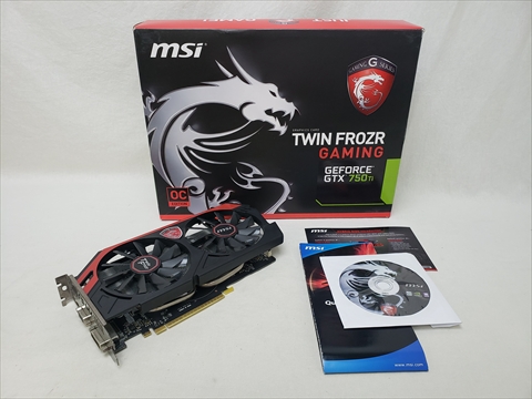 N750Ti TF 2GD5/OC (GTX 750Ti GAMING) 各サイトで併売につき売切れのさいはご容赦願います。