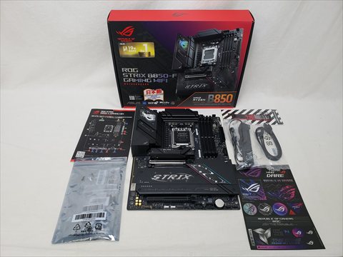 ROG STRIX B850-F GAMING WIFI 各サイトで併売につき売切れのさいはご容赦願います。