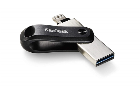 iXpand Flash Drive Go SDIX60N-128G-GN6NE 回転式 ☆6個まで￥250クリックポスト対応可能！