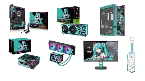 ASUS MIKUパーツ７点セット