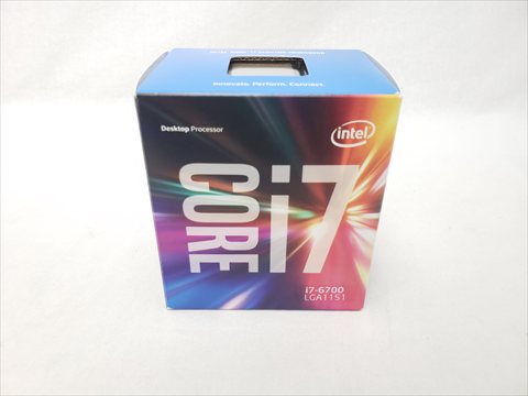 Core i7-6700 BOX (3.40GHz/ターボブースト時4.00GHz/4-core 8-thread/Total Cache 8MB/TDP65W/HD Graphics 530) 各サイトで併売につき売切れのさいはご容赦願います。
