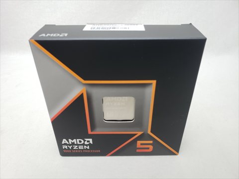 Ryzen5 9600X W/O Cooler (6C/12T、3.9GHz(最大5.4)、65W、L2+L3 Cache 38MB、Radeon Graphics) 各サイトで併売につき売切れのさいはご容赦願います。