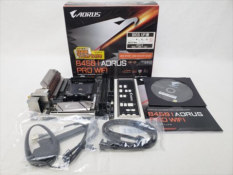 B450 I AORUS PRO WIFI 各サイトで併売につき売切れのさいはご容赦願います。
