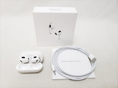 AirPods 第3世代 MME73J/A 各サイトで併売につき売切れのさいはご容赦願います。