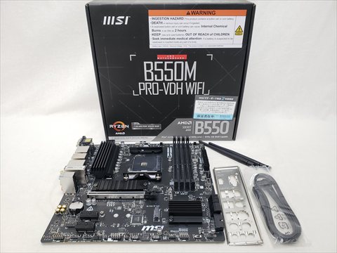 B550M PRO-VDH WIFI 各サイトで併売につき売切れのさいはご容赦願います。