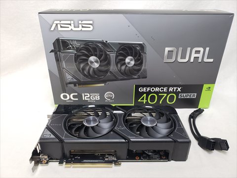 DUAL-RTX4070S-O12G 各サイトで併売につき売切れのさいはご容赦願います。