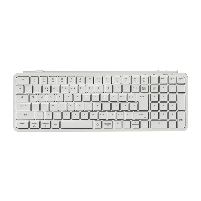 B2P-K8Z-JIS Keychron B2 Pro ウルトラスリム ワイヤレスキーボード - JIS配列（かな印字なし）（テンキー付） / シザースイッチ（本体カラー：アイボリーホワイト）