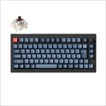 V1M-D3V-JIS V1 Max QMK/VIA ワイヤレス カスタム・メカニカルキーボード - RGB - JIS配列（かな印字なし）（テンキーレス）- カーボンブラック / Gateron Jupiter スイッチ（ホットスワップ）茶軸 / PBTダブルショットキーキャップ