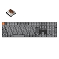 K5M-A3V-JIS K5 Max QMK/VIA ワイヤレス カスタム・メカニカルキーボード - White LED - JIS配列（かな印字なし）（テンキーレス） / Gateronロープロファイル2.0メカニカルスイッチ茶軸 / PBTダブルショットキーキャップ