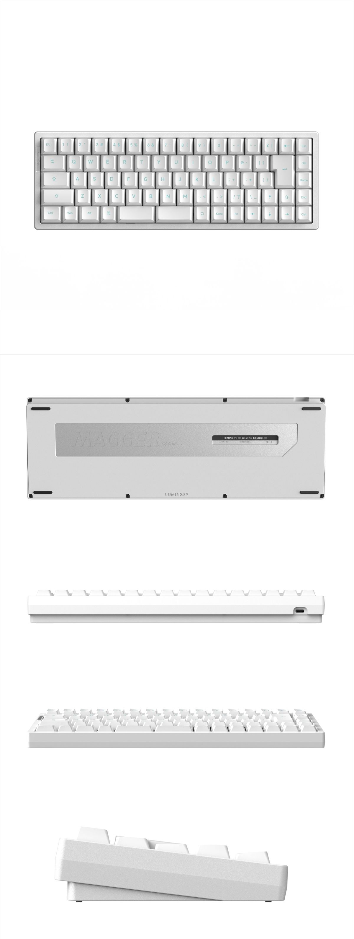 Magger 68 HE Ultra 日本語配列 LuxWhite 11月14日発売 | キーボード