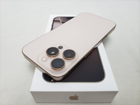 iPhone16 Pro 256GB デザートチタニウム /MYN23J/A 【国内版 SIMFREE】 各サイトで併売につき売切れのさいはご容赦願います。