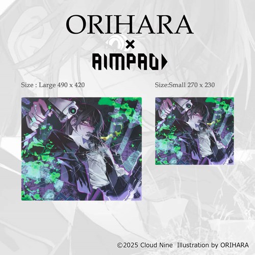 ORIHARA × AIMPAD 270mm x 230mm | マウスパッド | ゲーミング