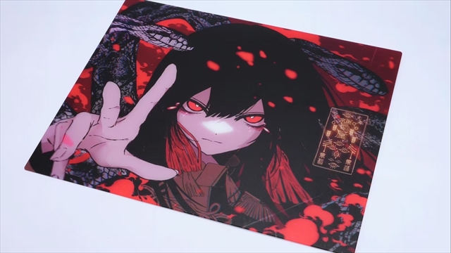 Abyss × WaShiYa 紅玉 ガラスマウスパッド