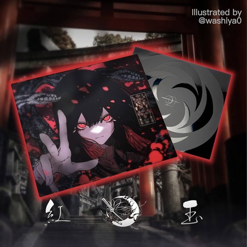 Abyss × WaShiYa 紅玉 ガラスマウスパッド | マウスパッド