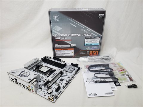 B850M GAMING PLUS WIFI6E 各サイトで併売につき売切れのさいはご容赦願います。