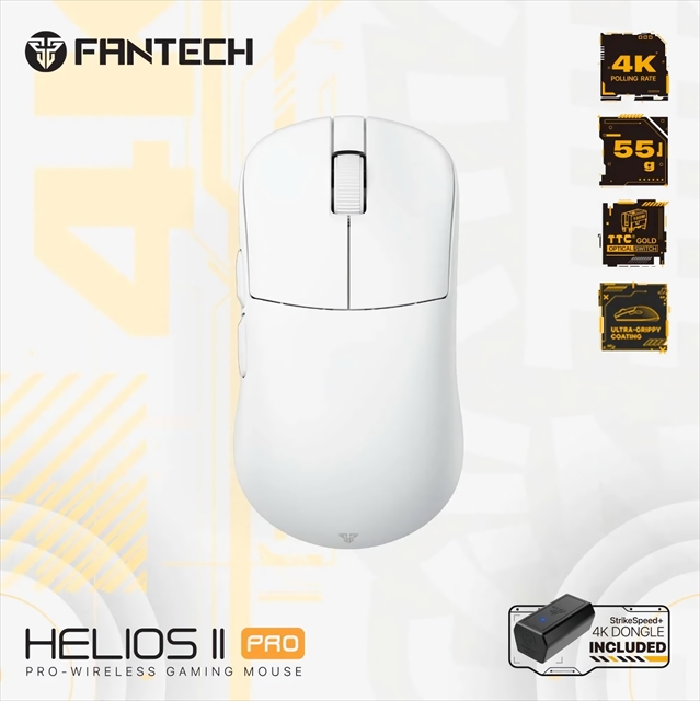 Fantech HELIOS Ⅱ PRO 4K Plain White