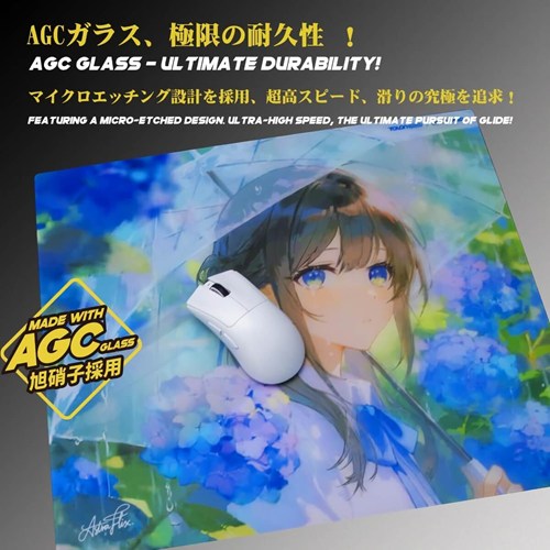 TALONGAMES ULTRAシリーズ P2 渚 ガラスマウスパッド 490x420x2．5mm
