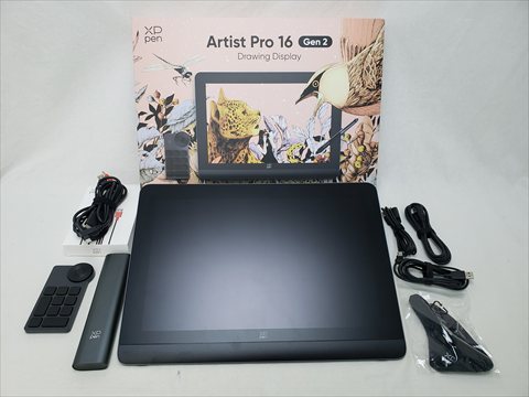 XP-Pen Artist PRO 16(Gen 2) MD160QH_AD41 各サイトで併売につき売切れのさいはご容赦願います。